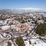 צילום ממעוף הציפור בשמי קצרין