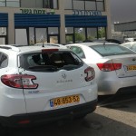 נופצו שמשות של 62 מכוניות באזור התעשיה קצרין