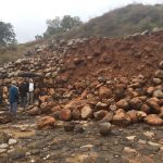 החומה העתיקה של תל דן, התמוטטה בעקבות הגשם