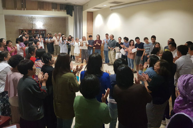 סינים מבקרים ברמת הגולן