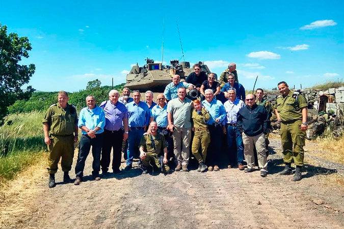 כנס בקיבוץ אל-רום מפקדי גדוד 77 לדורותיהם