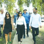 שרת הפנים איילת שקד סיירה בחופי איגוד ערים